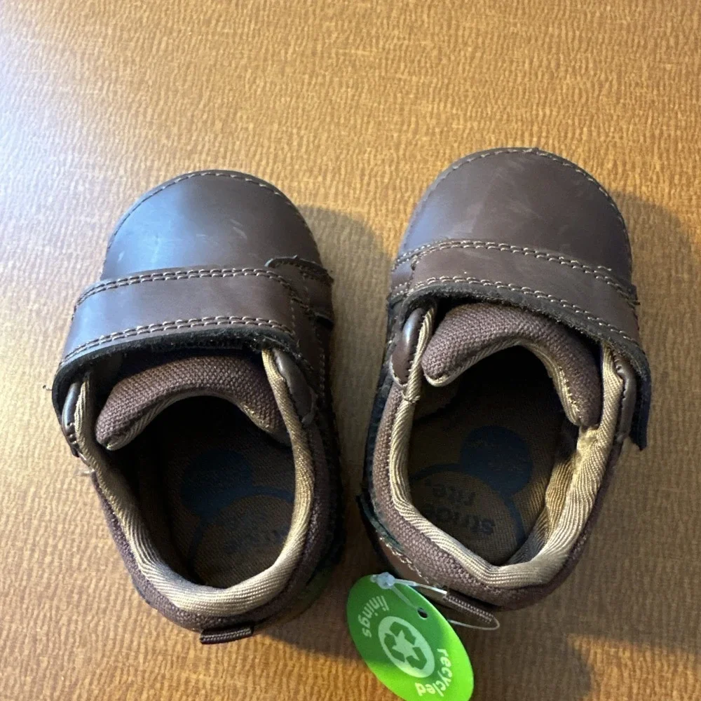 Stride Rite Baby Boys‎ SM Jodie Sneaker, Brown, 3M Infant NEW
